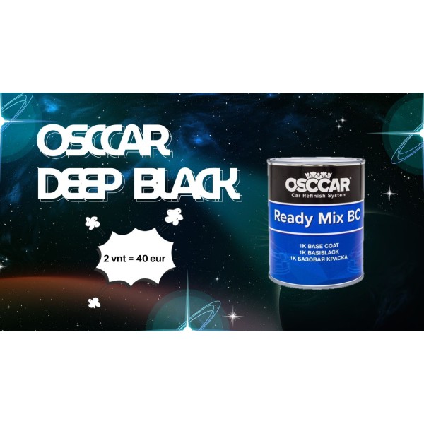 Deep Black OSCCAR Ready Mix BC 1L x 2vnt