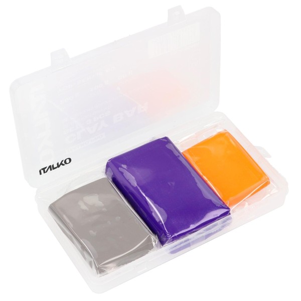 MOLIŲ RINKINYS – VIOLETINĖ 200 G, PILKA 100 G, ORANŽINĖ 50 G