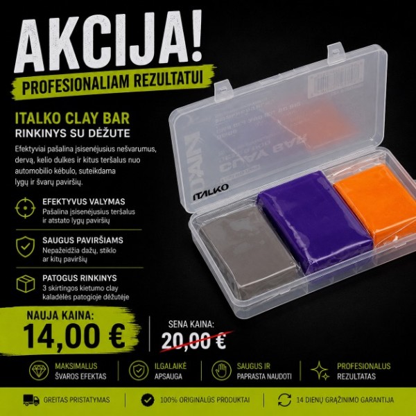MOLIŲ RINKINYS – VIOLETINĖ 200 G, PILKA 100 G, ORANŽINĖ 50 G