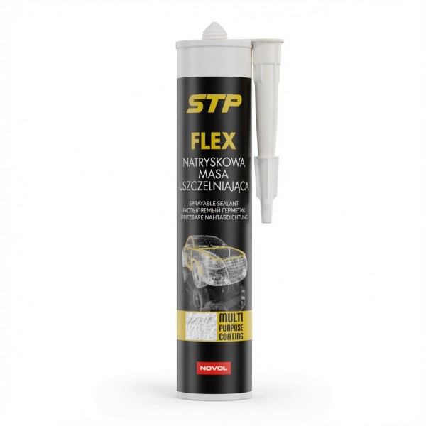 Purškiamas hermetikas STP FLEX baltas 290ml NOVOL
